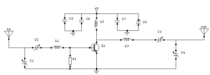 Amplificador lineal para 144 Mhz 3W 